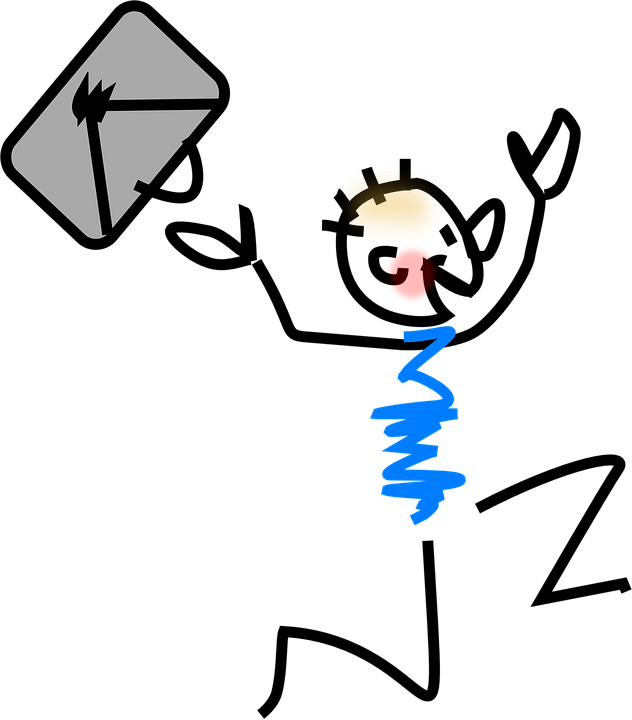 Running Man Stick Figure 28, - Man Happy Clip Art (632x720)