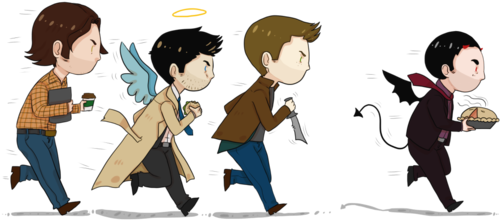 Hello This Is A 100% Supernatural Blog - Supernatural (500x343)