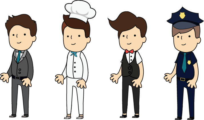 #character #design #illustration #career #boy #children - Illustration (714x422)
