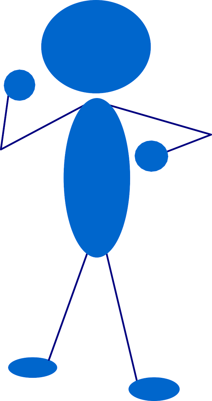 Stickman Stick Figure Blue Png Image - Stickman Stick Figure Blue Png Image (678x1280)