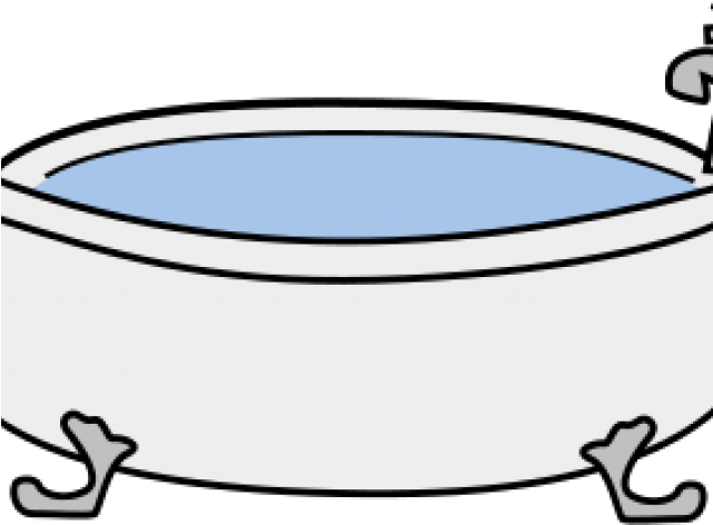 Bathroom Clipart Transparent - Bathtub Clip Art (640x480)