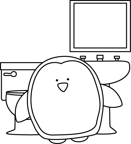 Penguin Classroom Job Clip Art Clip Art - Clip Art (443x489)