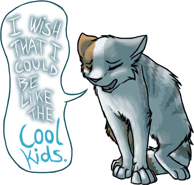 Cause All The Cool Kids, They Seem To Fit In - Cool Kids Drawings (713x679)