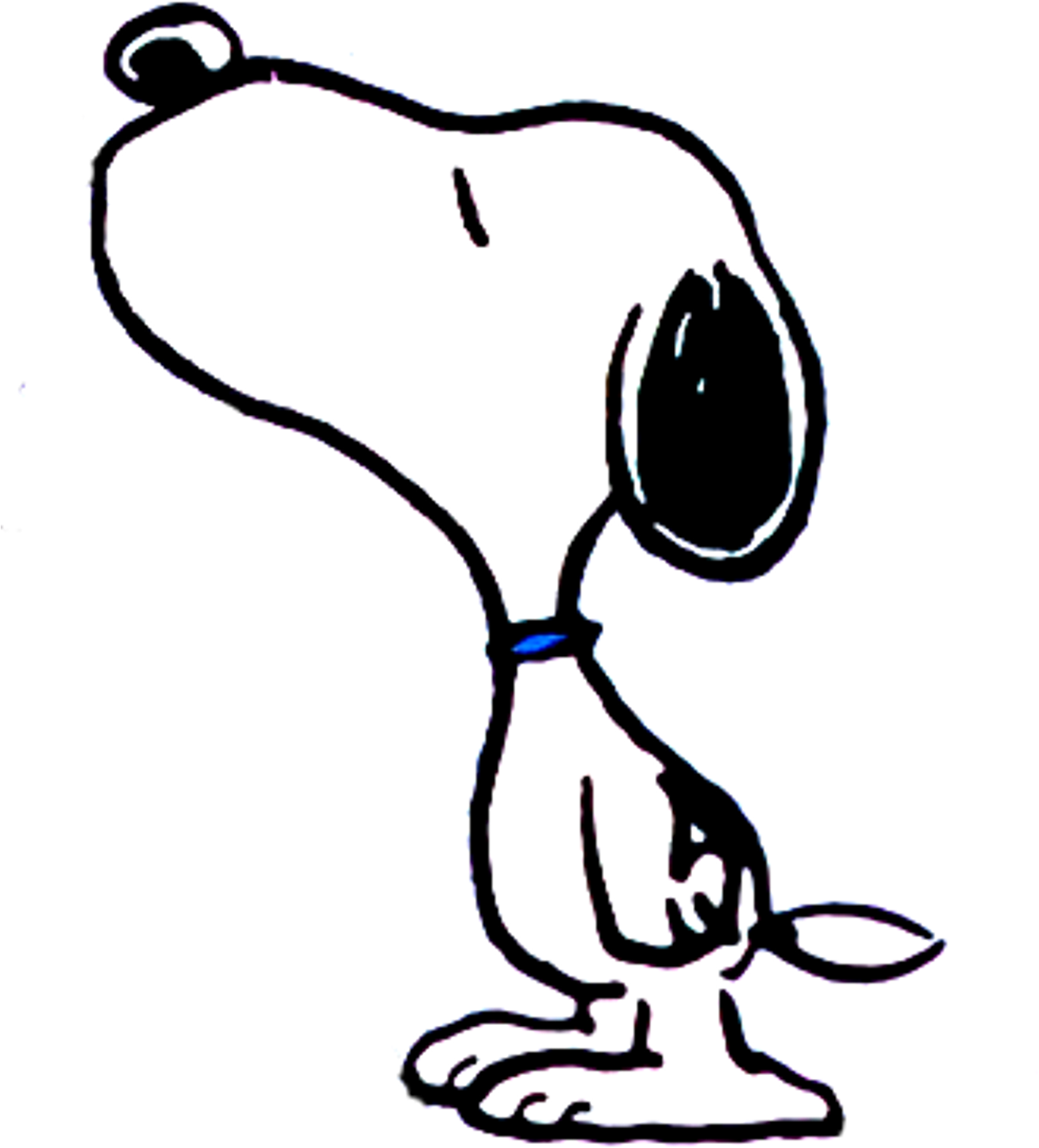 Snoopy Clipart Kiss - Snoopy Kiss Png (1400x1528)