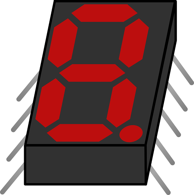 Circuit Electronic, Electronics, Display, Seven, Circuit - Seven Segment Display (637x640)