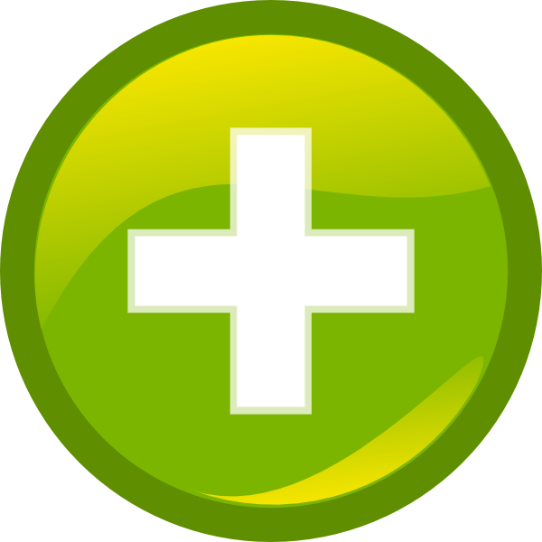 Add Button Svg Clip Arts 600 X 600 Px - Green Add Button Png (600x600)