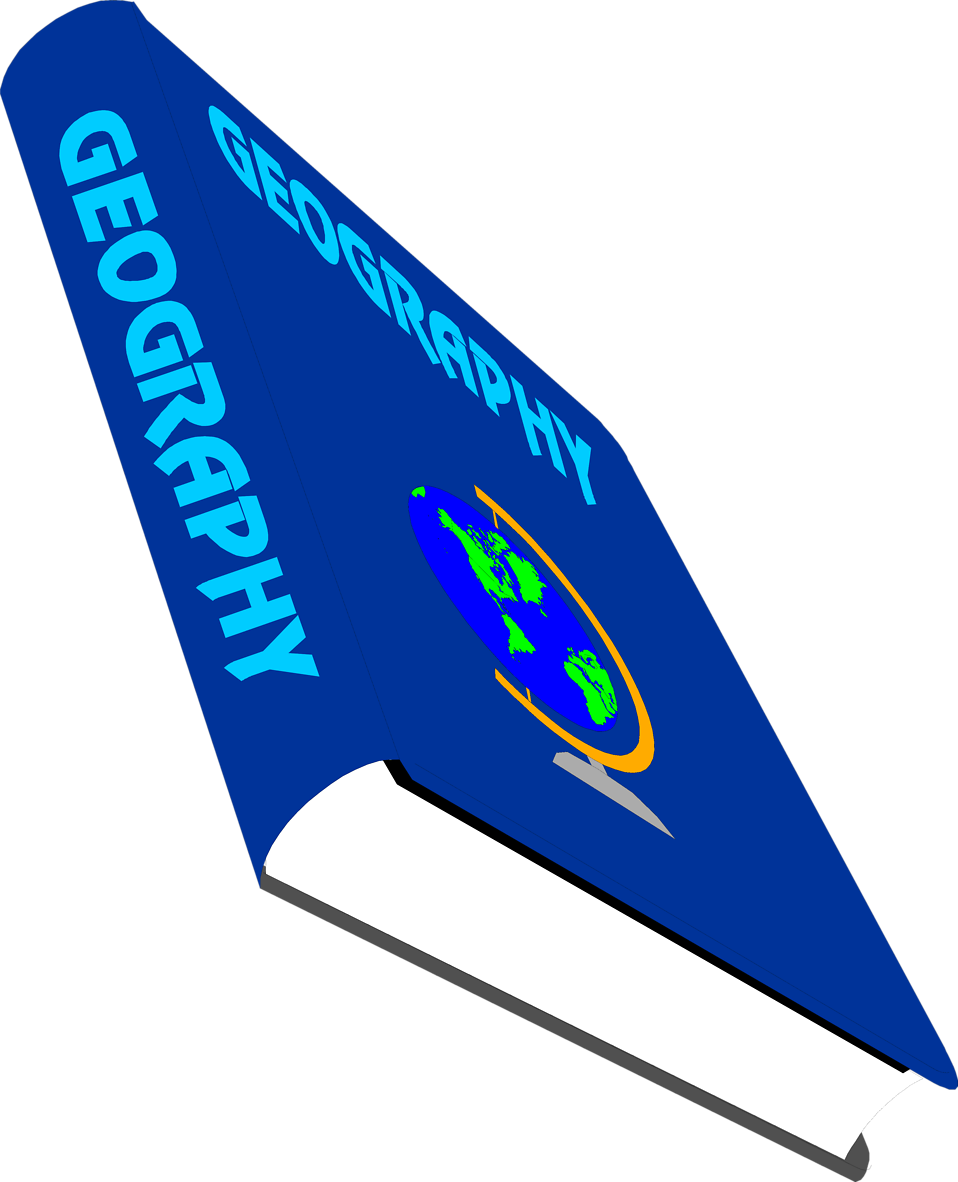 Geography Clip Art Free Clipart - Geography Book Clipart (958x1182)