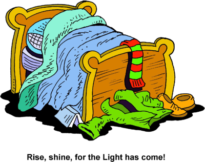 Messy Bed Graphic - Messy Bed Clipart (400x316)