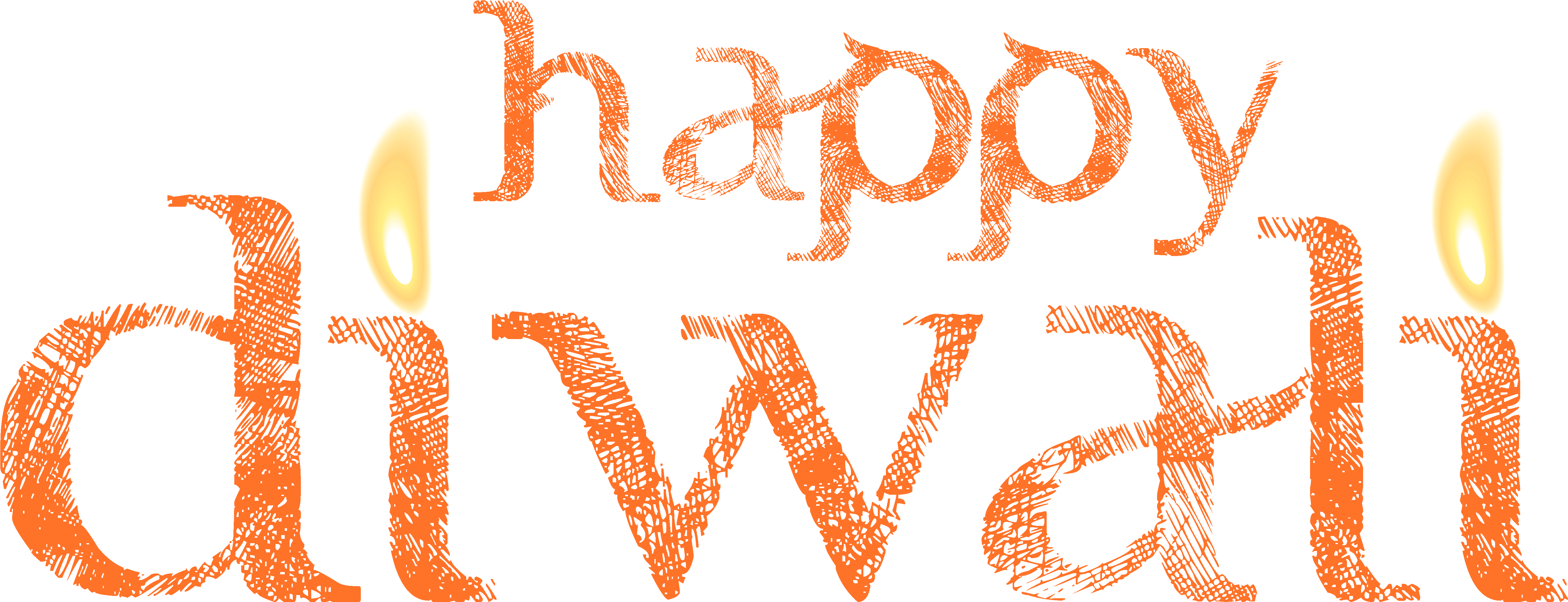 Happy Diwali Cliparts Images Png Images - Happy Diwali Text Png (5776x2441)