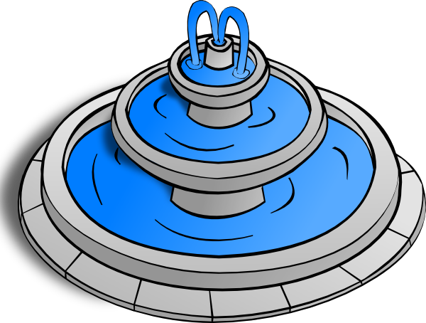 Free Water Fountain Clip Art - Fountain Clip Art Free (600x454)