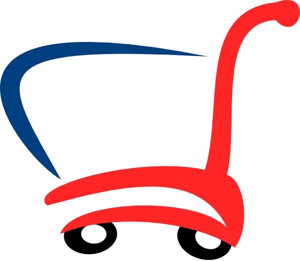 Cart Clip Art - Shopping Cart Logo Png (600x522)
