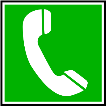 Contact Number Clipart - Telephone (410x410)