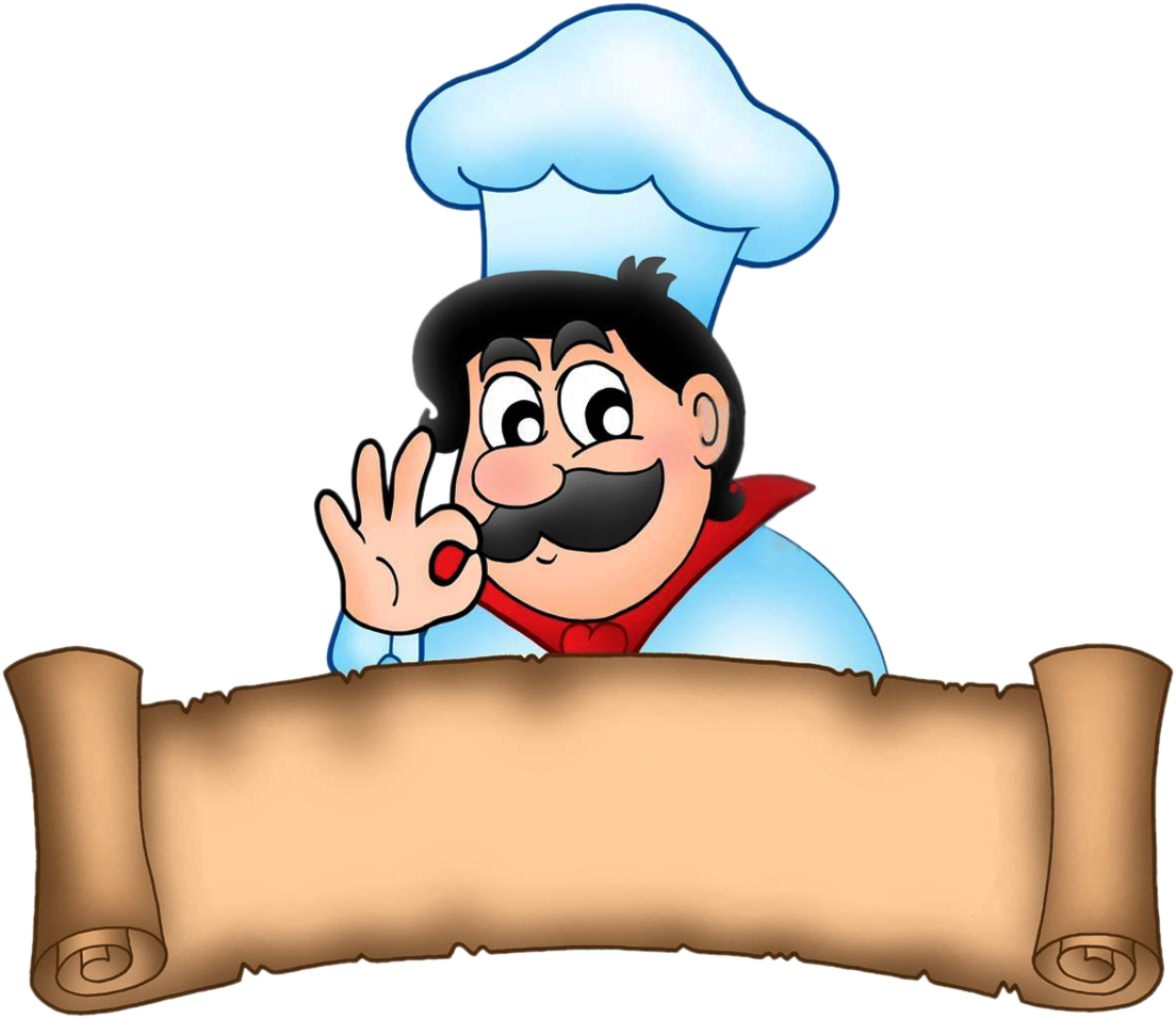 Chef Cliparts - Cartoon Chef (1104x956)
