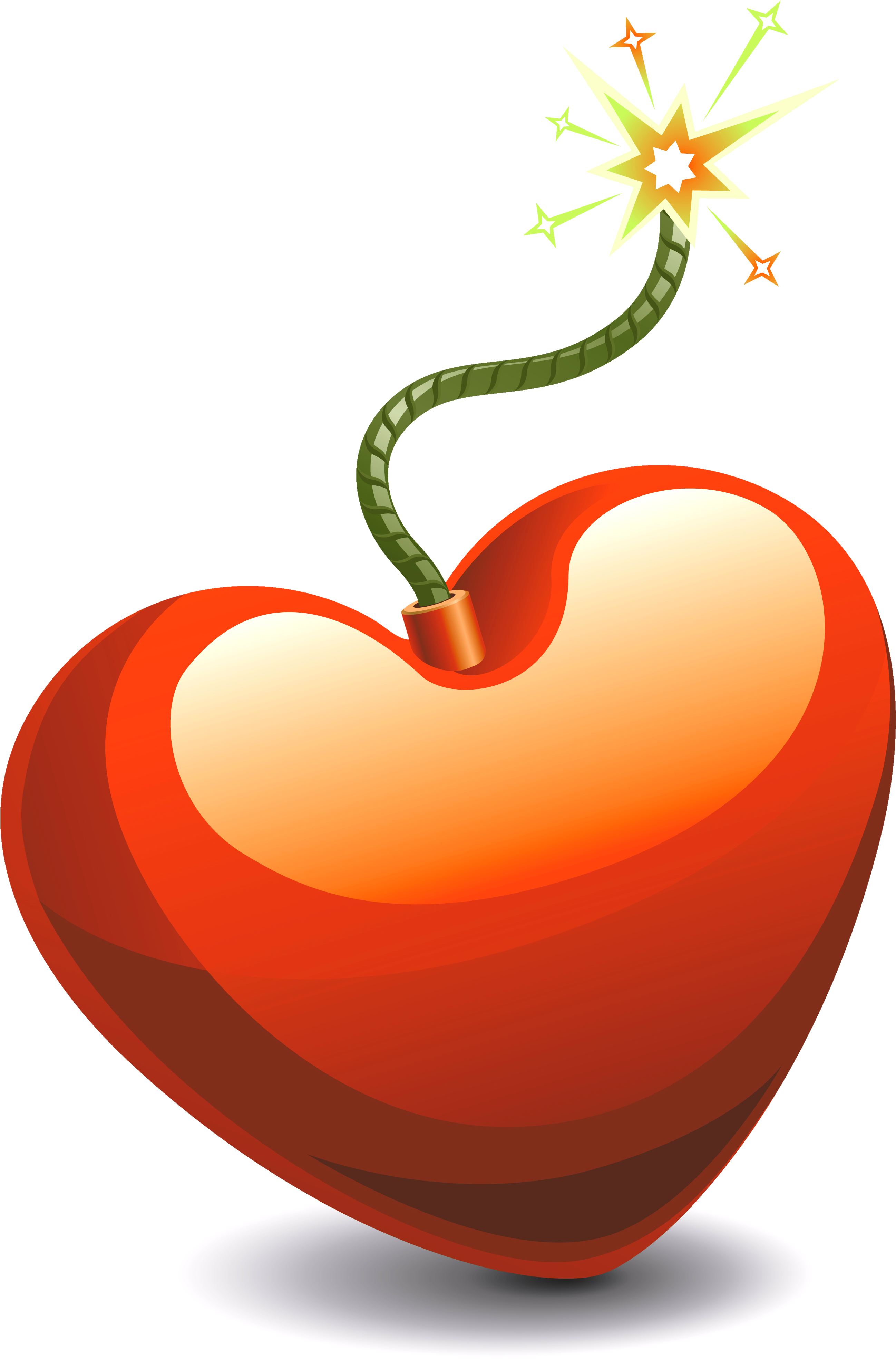 Heart Bomb Hires Copy - Heart Bomb Png (2902x4119)