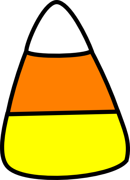 Yellow Candy Cliparts - Candy Corn Clip Art (480x660)