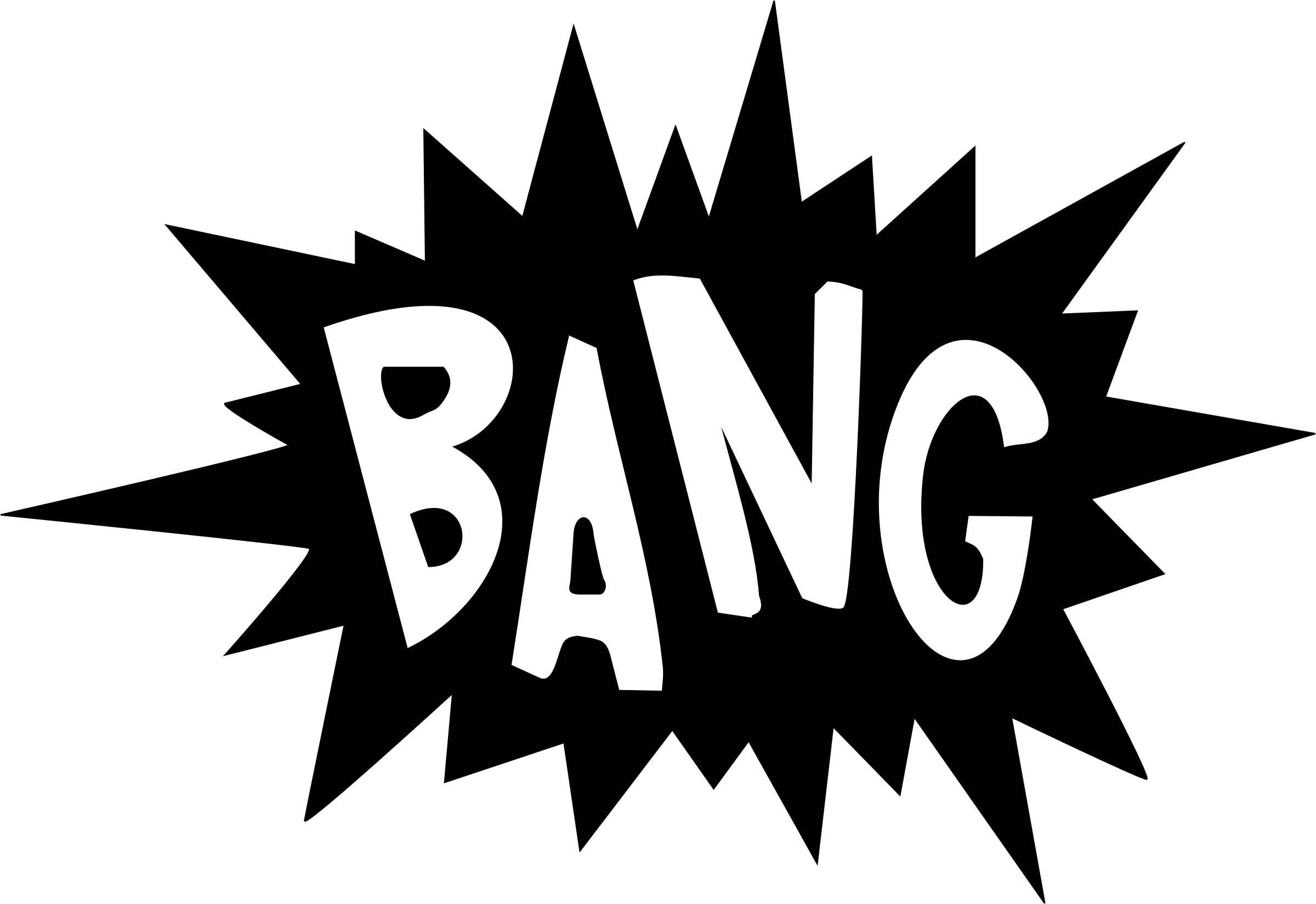 Clipart - Bang - Onomatopoeia Clipart (2400x1648)