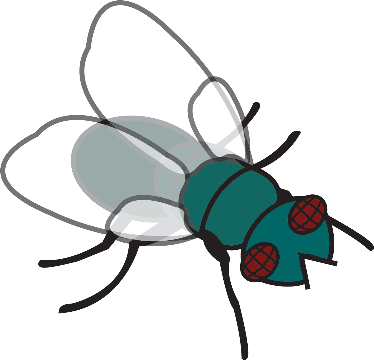 Using A Fly Swatter To Swat Flies During Small Group - Fly Clipart (1316x1259)