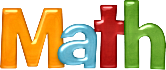 Math Word Cliparts - Math Word Clipart (581x246)