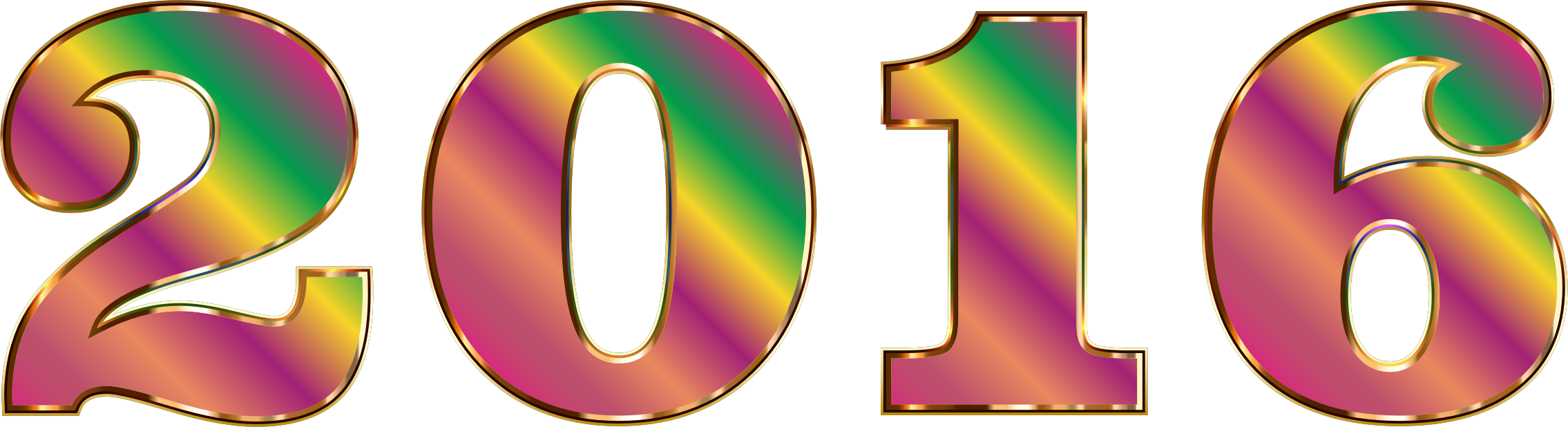 Big Image - 2016 Clipart (2270x618)