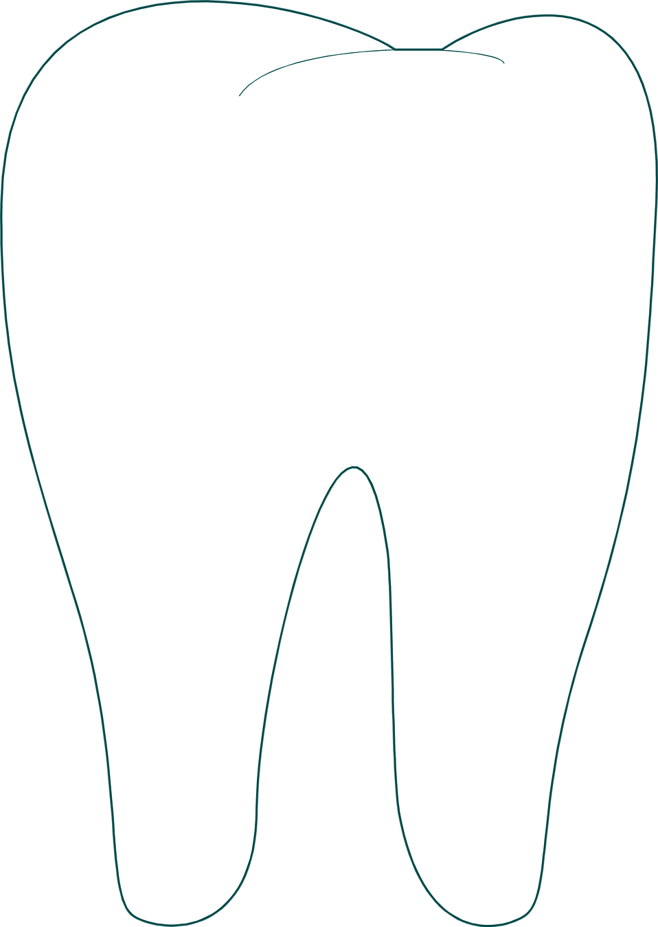 Tooth Free Stock Photo Illustration Of A Tooth - White Tooth No Background (958x1350)