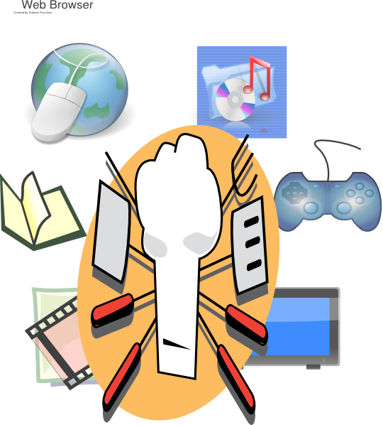 Media Chef Clip Art - Clip Art (540x598)