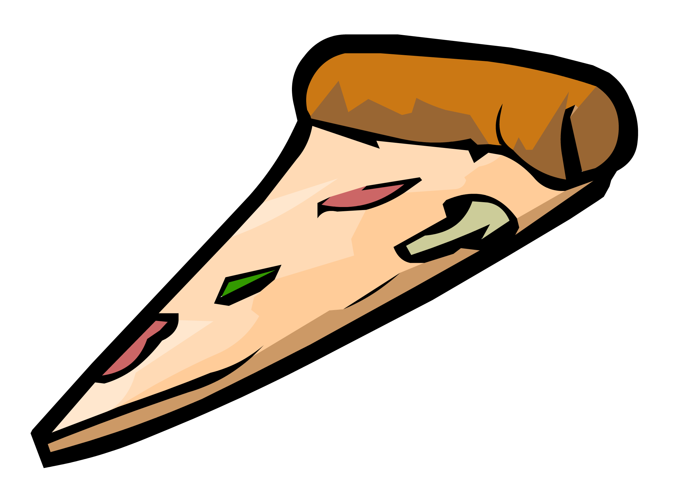 Pizza Slice Cartoon - Club Penguin Pizza Slice Pin (2220x1643)