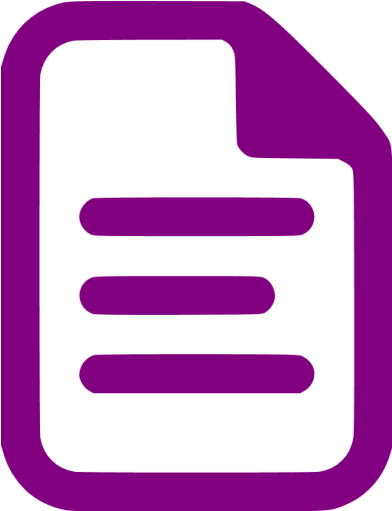 Purple Document Icon - Red Document Icon Png (512x512)