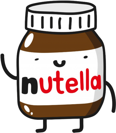 Buy Happy Nutella Canvas And Poster Online Printoctopus - Love Nutella (402x569)