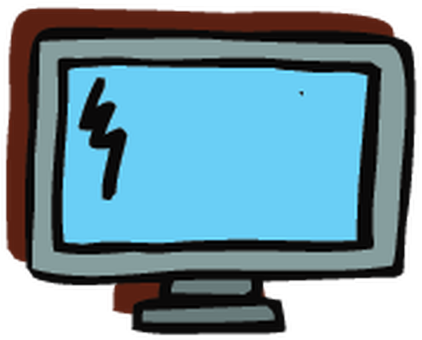 Computer Monitor 1 - Electronics Clipart (570x399)