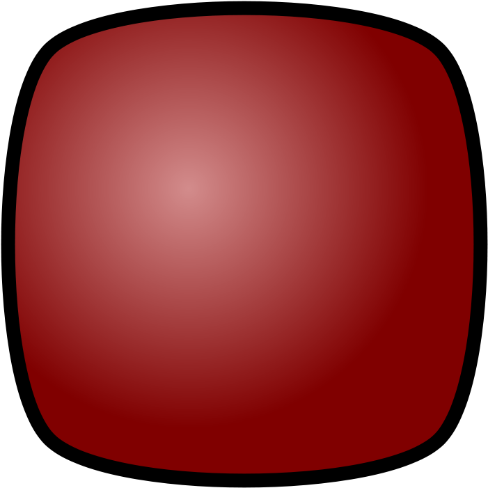 Stop Button, Red, For Media Player - Clip Art (800x800)