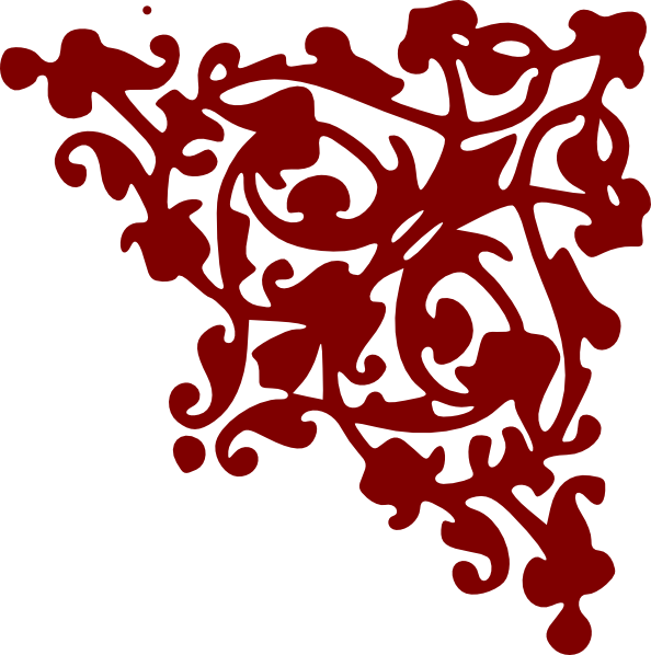 Red Border Clip Art At Clipart Library - Vintage Red Border Png (594x598)