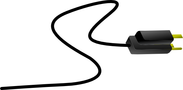 Computer Wires Clipart - Wire Clipart (600x296)