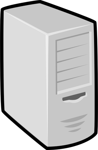 Komputer Server Clip Art Computer Cpu Clipart - Server Images For Powerpoint (587x900)