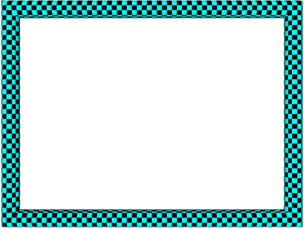 Red Black Funky Checker Rectangular Powerpoint Border - Free Powderpuff Derby Certificates (600x450)