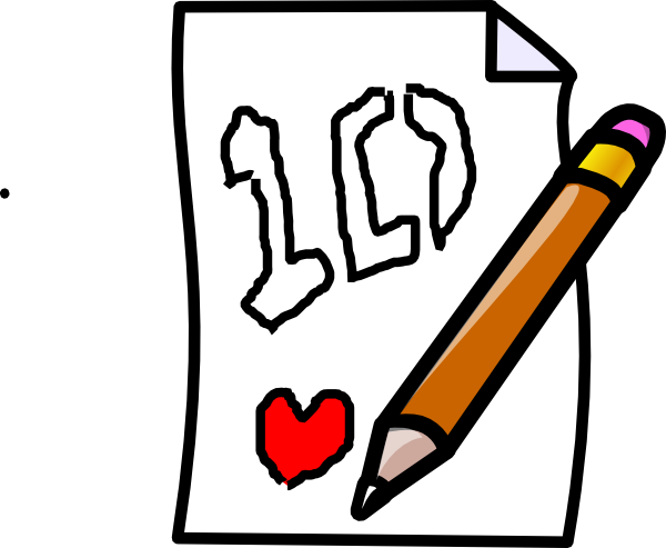 Writing A Letter Clip Art (600x493)