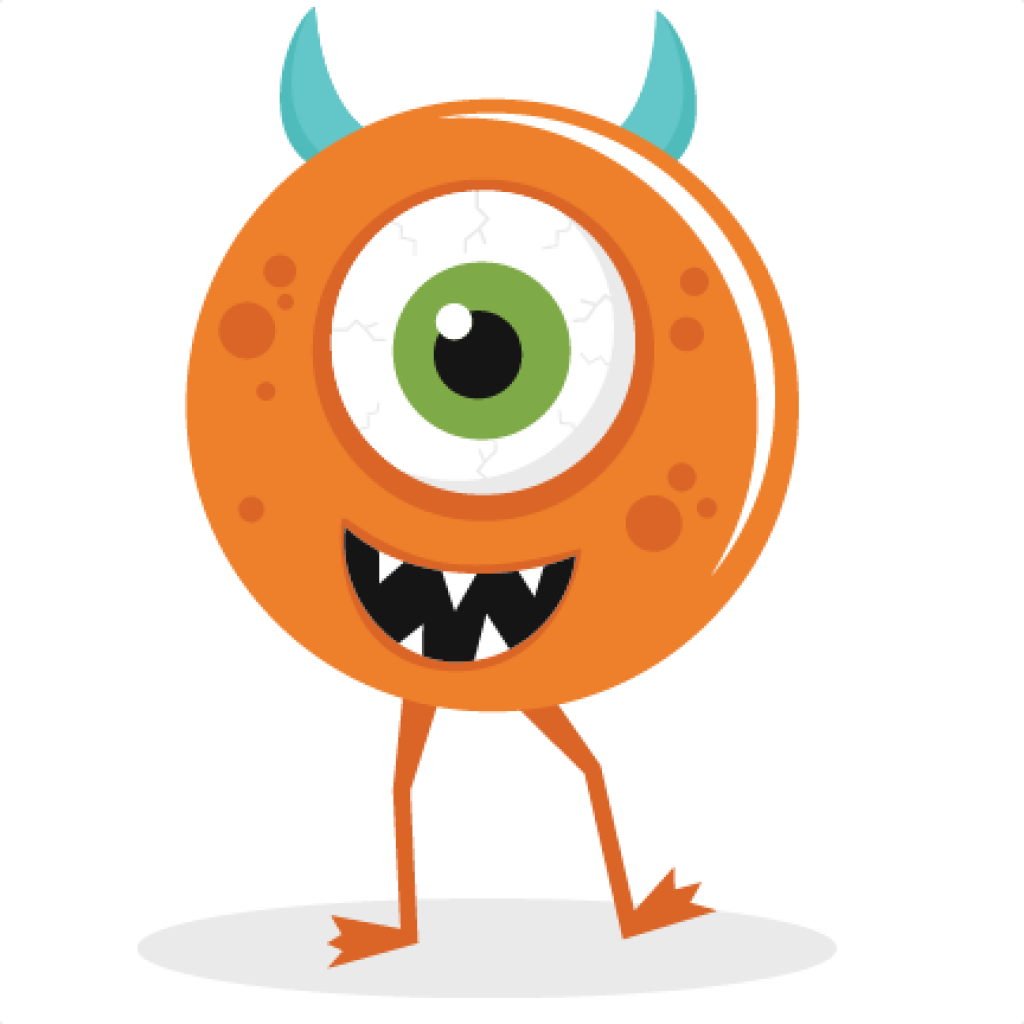 Cute Monster Clipart One Eyed Monster Svg Cut File - One Eyed Monster Cartoon (1024x1024)