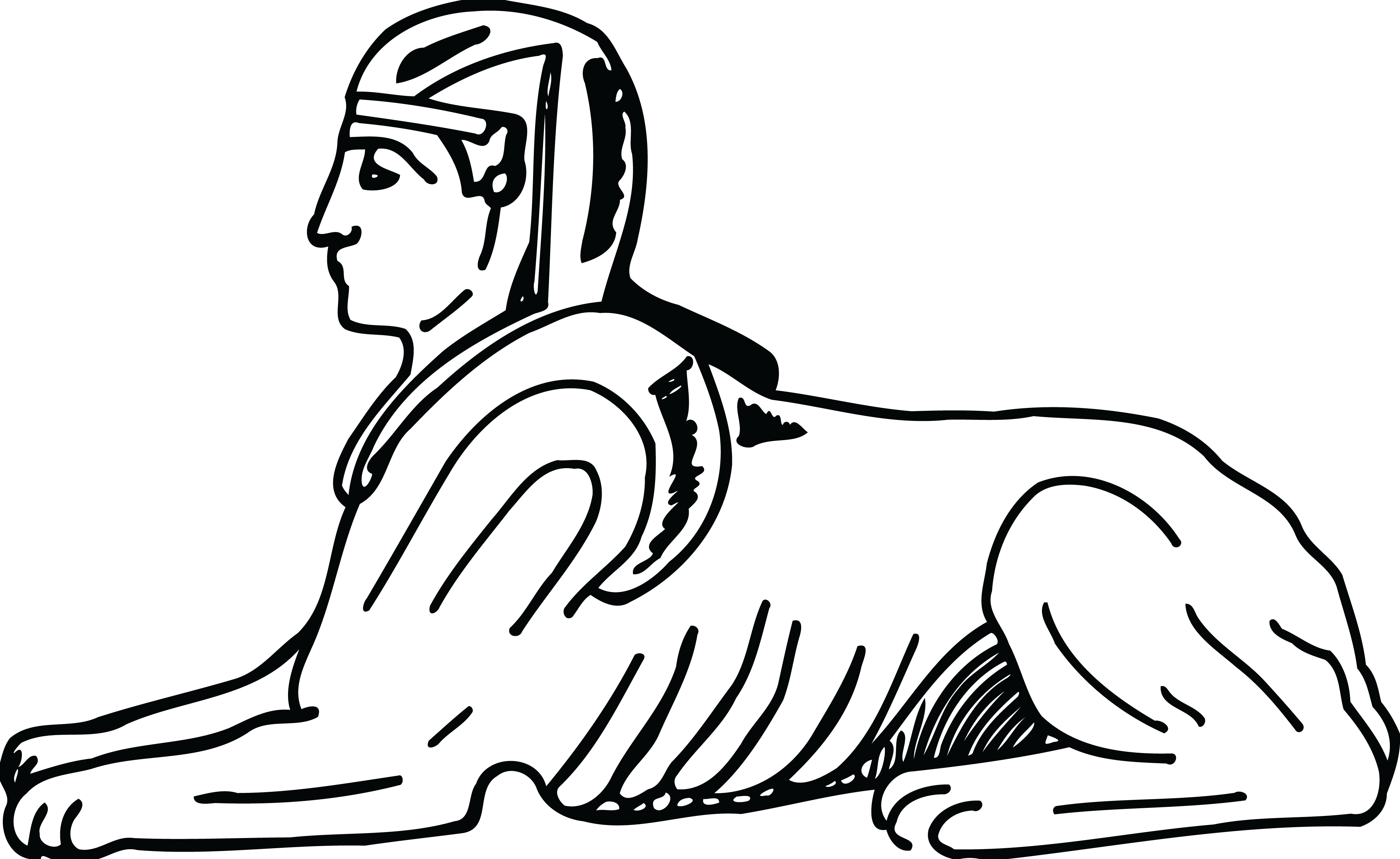 Free Clipart Of An Egyptian Sphinx - Sphinx Clip Art (4000x2455)