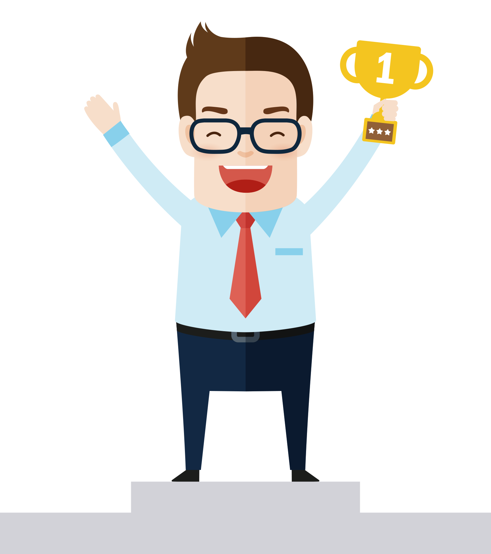 Web Design Clip Art - Successful Man Clip Art (1617x1825)