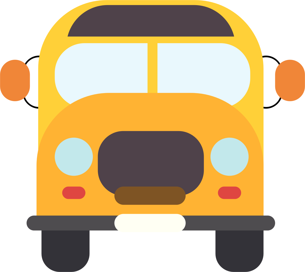 Bus School Clipart Images - School Png Clipart (1252x1116)
