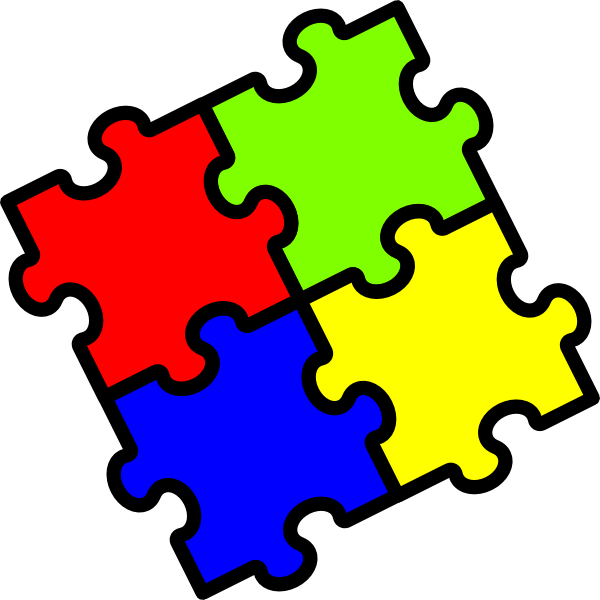 Jigsaw Clip Art At Clker Com Vector Online Royalty - Jigsaw Clipart (600x600)