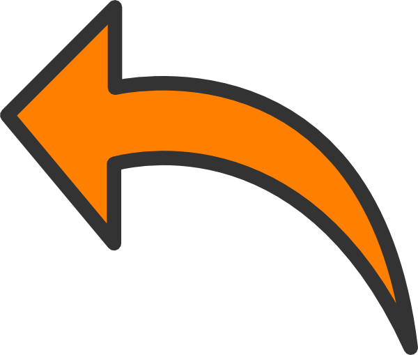 Clip Art Arrow - Orange Arrow Clipart (600x509)
