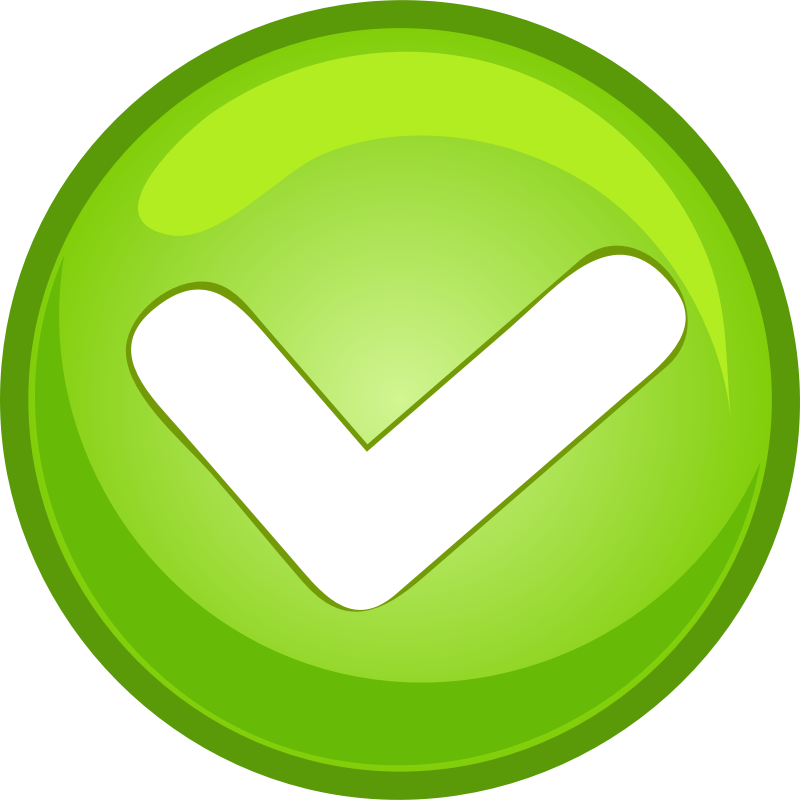Okay - - Cross And Check Mark Png (800x800)