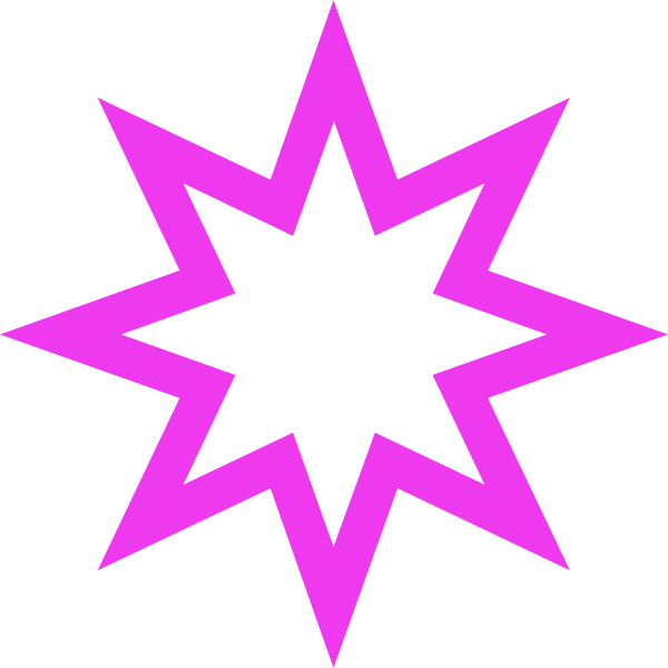 Twinkle Stars Purple Backgrounds For Powerpoint Free - Purple Star Clipart (600x600)