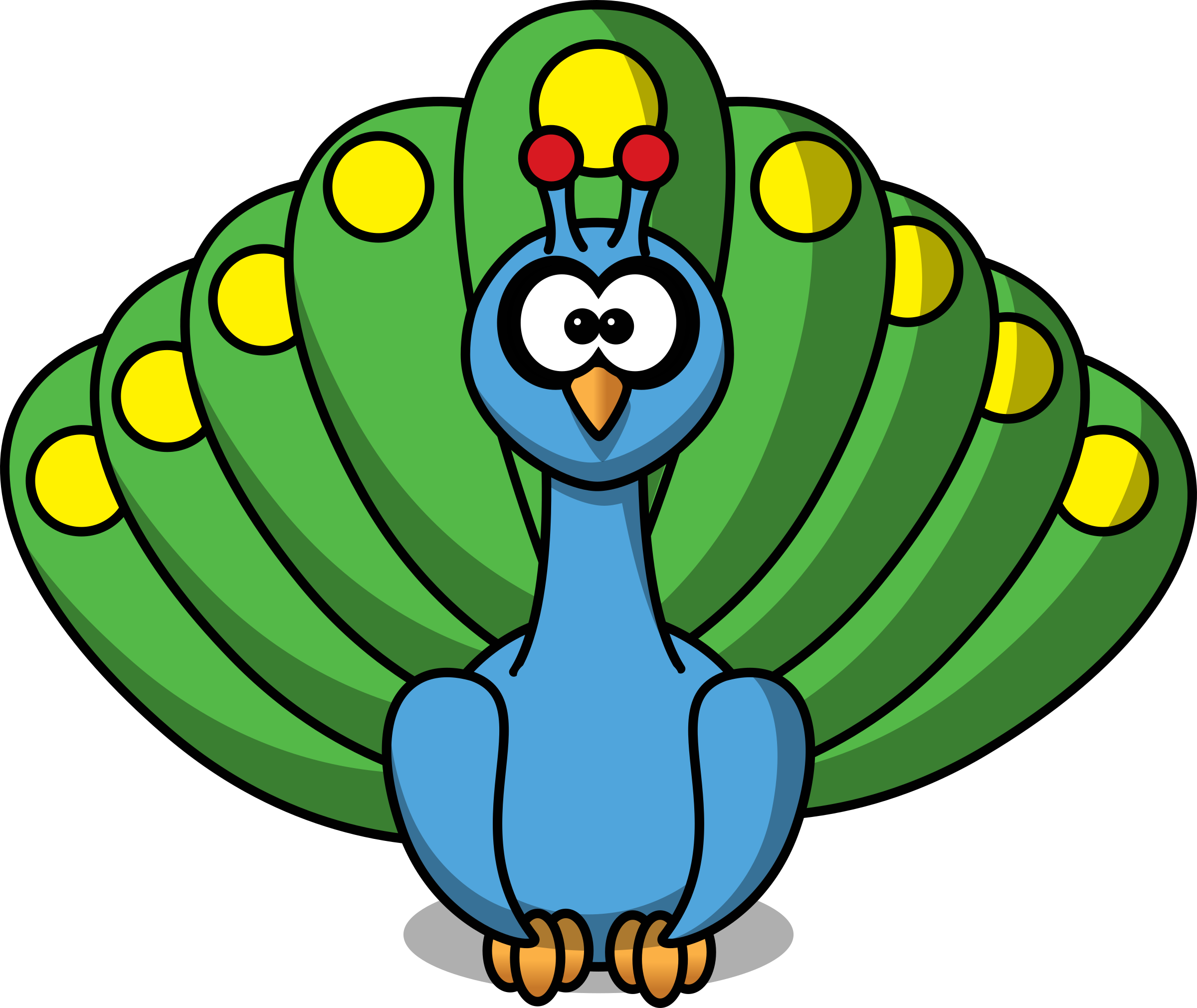 Peacock Clipart Free Clipart Images - Peacock Clipart (2400x2021)