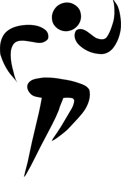 Walking Clip Art - Fast Walking Clip Art (408x594)