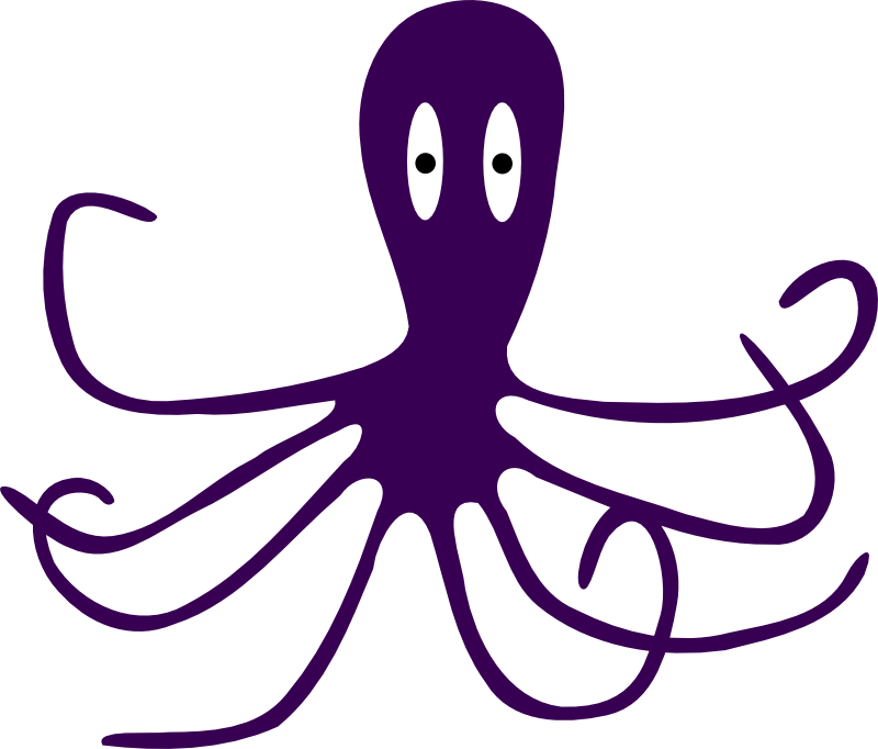 Free Vector Octopus Clip Art - Facts About Octopus For Preschoolers (800x682)