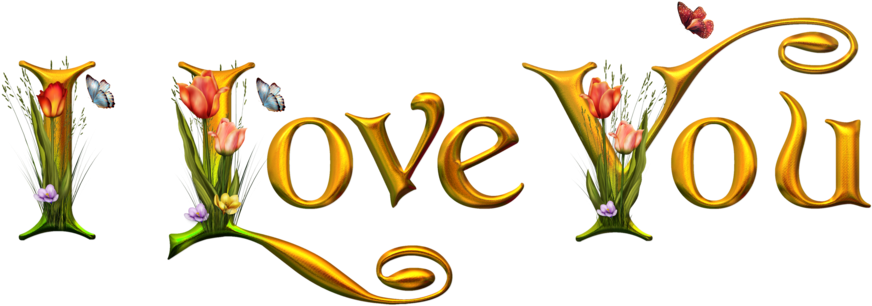 I Love You Clipart - Mani Name (900x352)