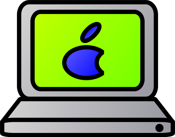 Apple Computer Clipart - Mac Clip Art (600x468)