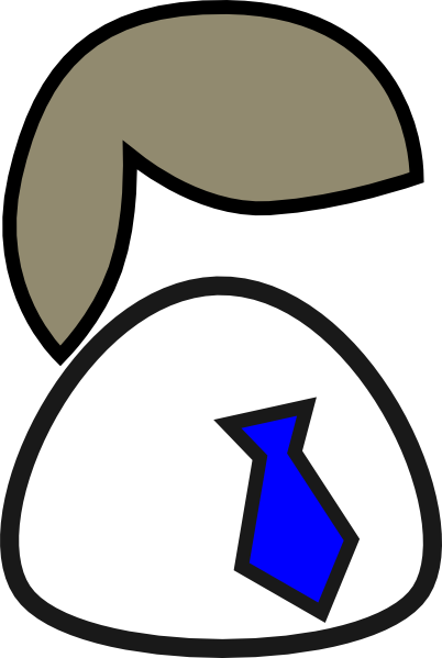 Clip Art At Clkercom Vector Online Royalty Free & Public - Avatar Office (402x599)