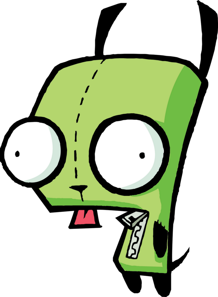 Gir By Schizophrenicmenace - Gir Invader Zim Vector (766x1043)